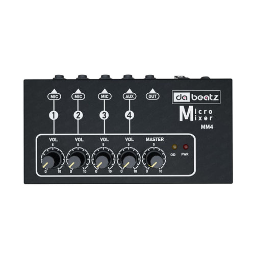 DaBeatz 4-Channel mixer MM4 Sound Mixer