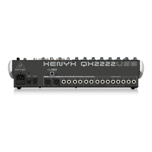बेह्रिंगर XENYX QX2222USB PA मिक्सर एम्पलीफायर 