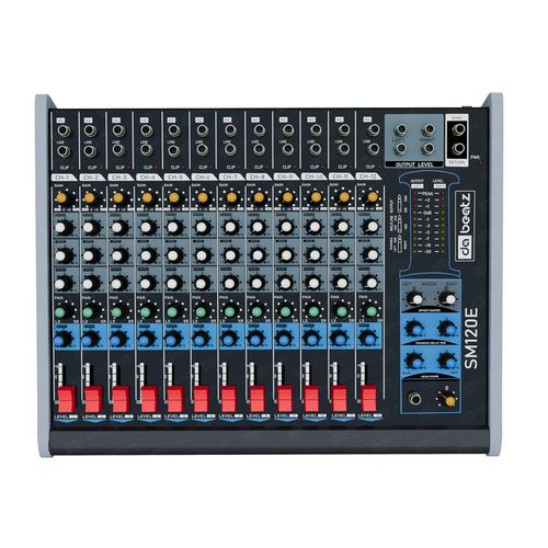 Dabeatz SM120E Professional 12 Channel Audio Mixer