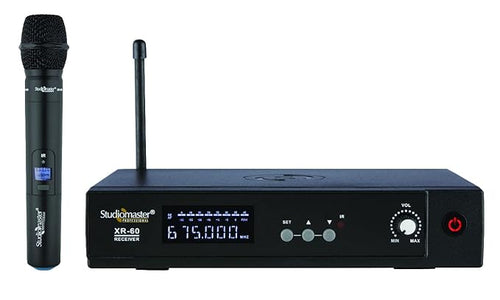 स्टूडियोमास्टर XR सीरीज वायरलेस माइक्रोफोन UHF XR60H