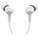 JBL C100SI Wired In Ear Headphones with Mic, JBL Pure Bass Sound, One Button Multi-function Remote, Premium Metallic Finish, Angled Buds for Comfort fit (White)