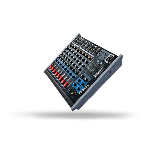 DaBeatz 8 Channel SM800E Audio Mixer With Echo