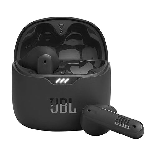 JBL Tune Flex in Ear Wireless TWS Earbuds with Mic, ANC Earbuds, Customized Extra Bass with Headphones App, 32 Hrs Battery, 4-Mics, IPX4, Ambient Aware, Bluetooth 5.2 (Black)