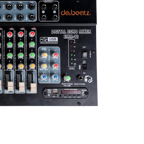 DaBeatz EMM-12 12 Channel DJ Mixer