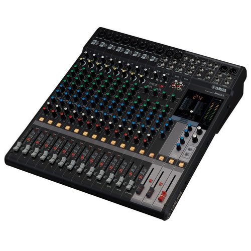 Yamaha MG16X (8 XLR + 4 Stereo + Echo Effects without USB) Analog Mixing Console,16-channel Stereo Mixer with D-Pre Preamps, 24 Effect Programs, 4 Aux Sends, and 1-knob Compressors