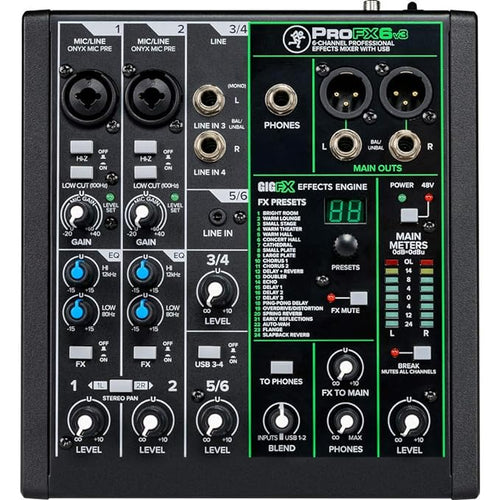 Mackie ProFX6v3 PA Mixer