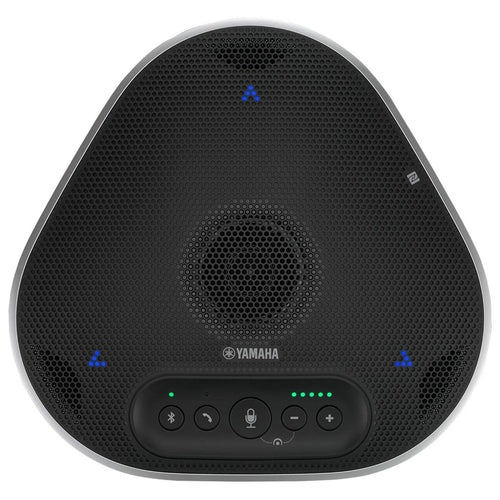 YAMAHA YVC-330 - Portable USB & Bluetooth speakerphone for open workspaces and small to medium-sized conference rooms - Black