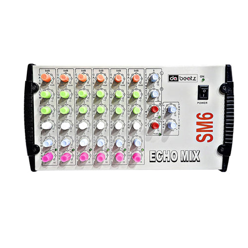 DaBeatz SM6 Audio Mixer without USB