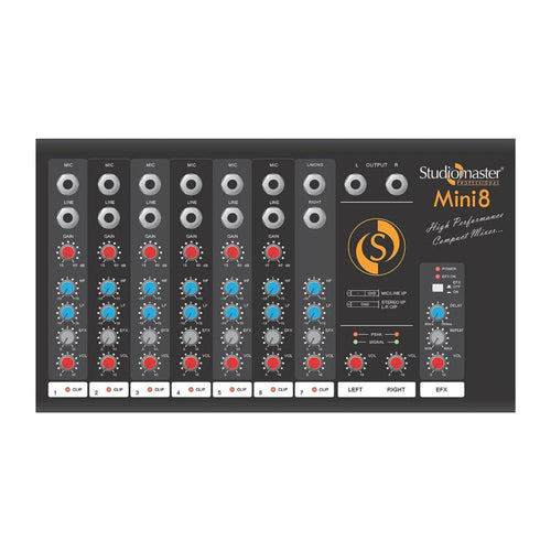 Studiomaster Mini8 PA Mixer