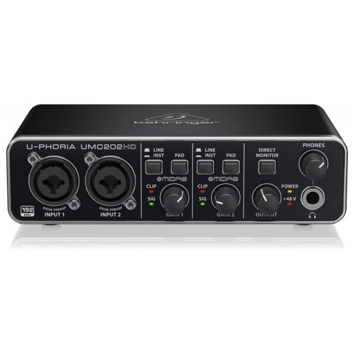 Behringer U-Phoria UMC202HD USB Audio Interface