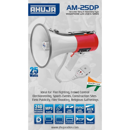 Ahuja AM25DP PA Megaphones